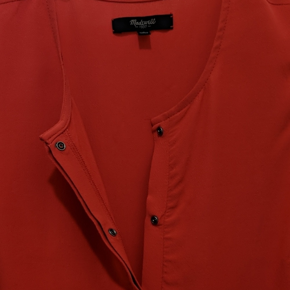 MADEWELL * SIDE SLIT SLEEVELESS TANK - Picture 5 of 6